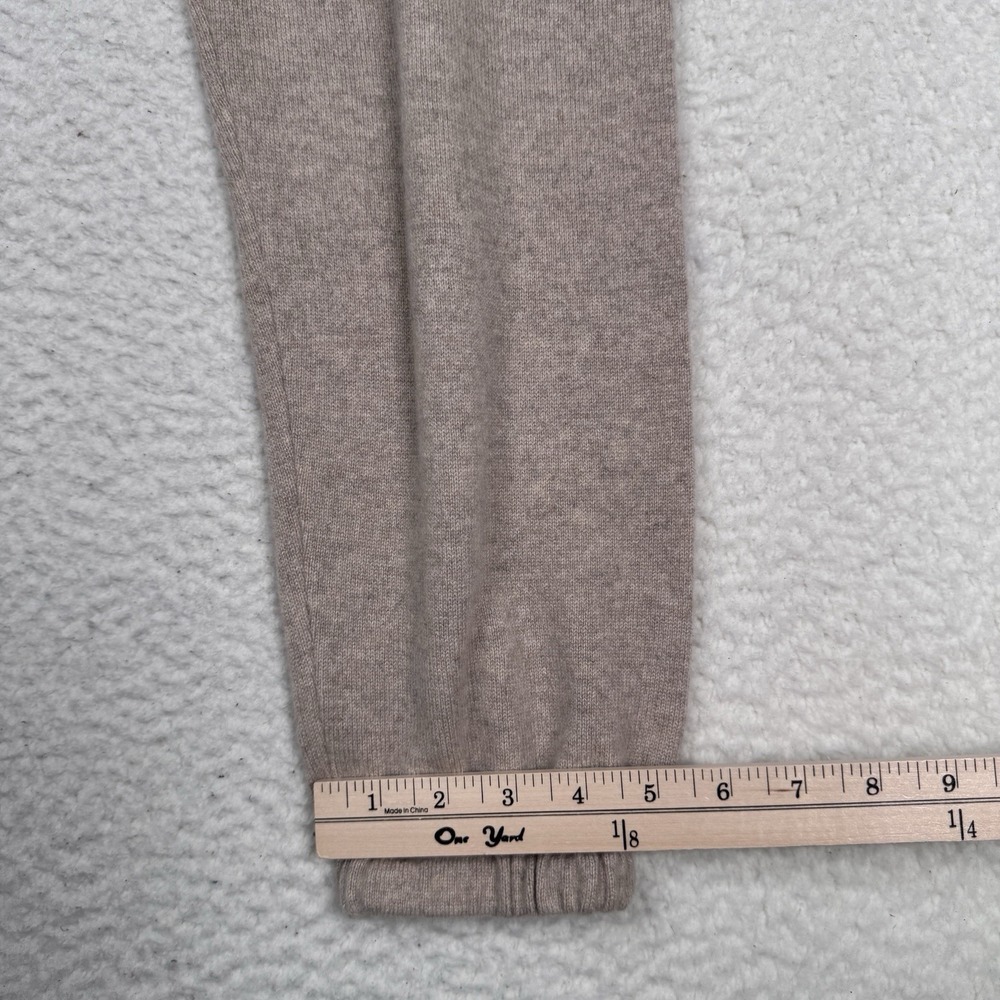 NEW NAADAM Recycled Cashmere Jogger Women's Small Oatmeal Beige Pant $195 - Picture 8 of 13